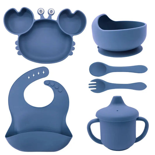 Crab Suction Plate – Strong Suction for Stress-Free Baby Mealtimes