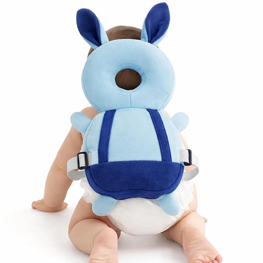 Kroindia Blue Baby Head Protector Pillow